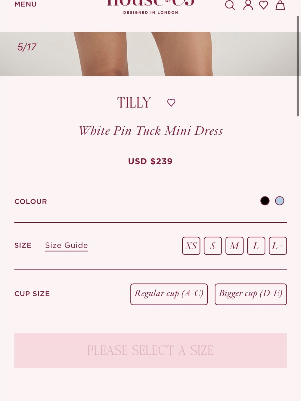White Lace-Trim Mini Dress house of CB Tilly size L SB8548 new with tags - Picture 5 of 10